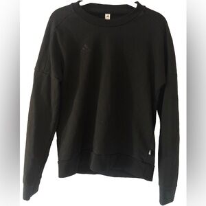 Adidas all Black Crewneck Sweatshirt size Medium excellent pre-owned condition